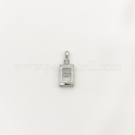 925 кулон из стерлингового серебра с микропаве из кубического циркония NJEW-BB44236-D-1