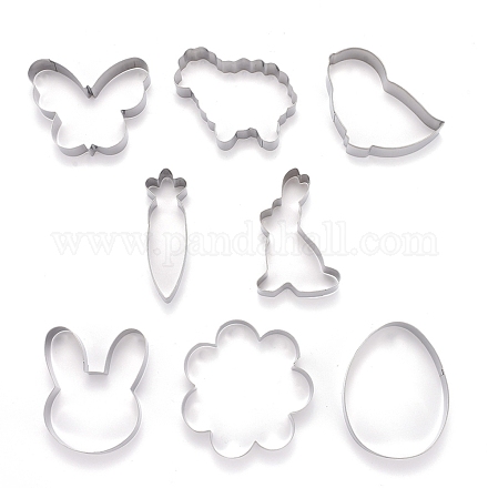 Stainless Steel Mixed Animal Shaped Cookie Candy Food Cutters Molds DIY-H142-11P-1