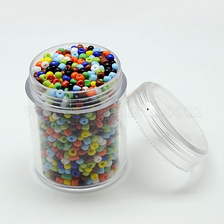 8/0 Glass Round Seed Beads SEED-A017-8-51-B-1