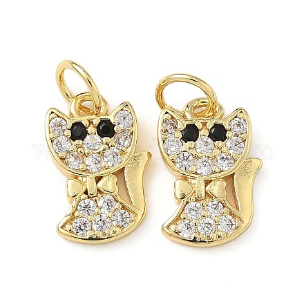 Латунные микро проложить кубического циркония подвески KK-L243-06G-03-1