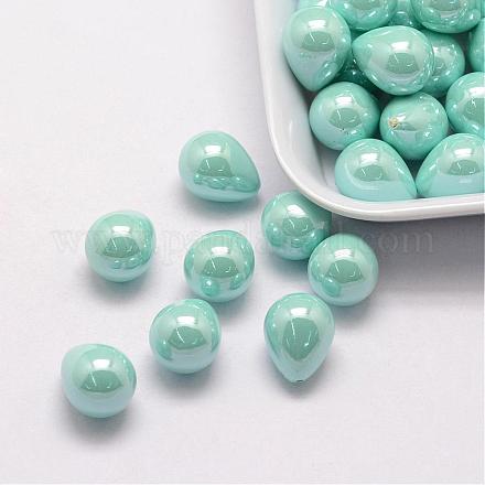 ABS Plastic Imitation Pearl Beads OACR-L008-13x16-D05-1