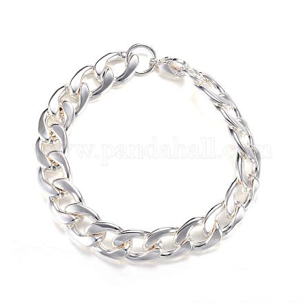 Bracelets maillon chaîne en 304 acier inoxydable BJEW-P064-20S-1