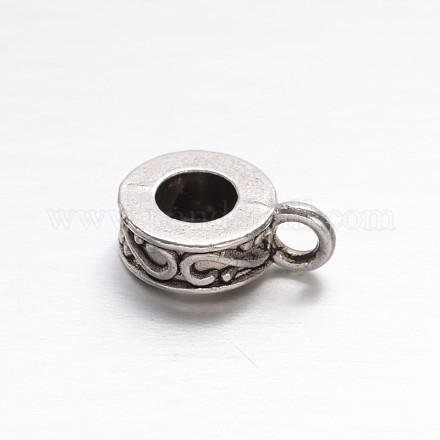 Alliage de zinc style tibétain liens perles de bélière de pendentif X-PALLOY-ZN63802-AS-1