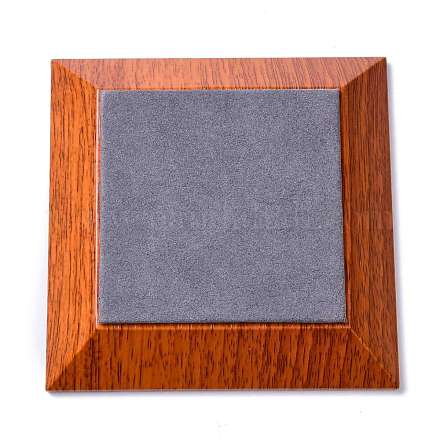 Vassoio di visualizzazione dei braccialetti dei gioielli di pesentation quadrato in legno ODIS-P008-16A-1