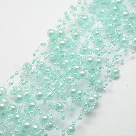 Perle d'imitation acrylique perle garniture brin guirlande OCOR-G001-04-1