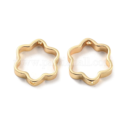 Telai di perline in ottone placcate in rack KK-WH0084-02G-01-1