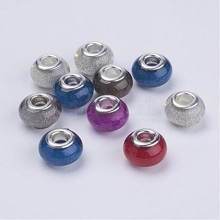 Large Hole Resin European Beads X-OPDL-R118-M2-1