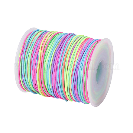Segmentgefärbte runde Polyester-Elastikschnur OCOR-WH20018-35D-1