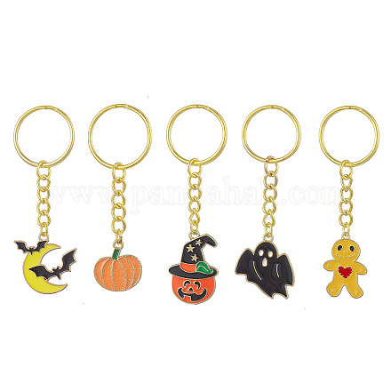 Porte-clés pendentif émail alliage thème halloween KEYC-JKC00472-1