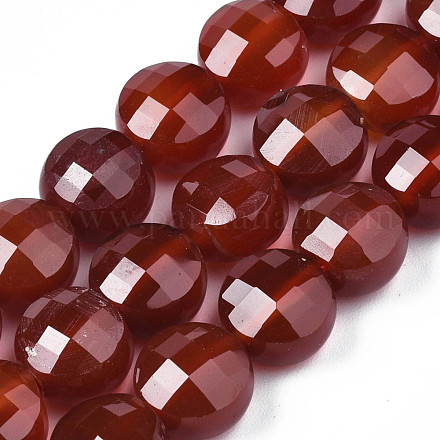 Chapelets de perles d'agate naturelle G-S359-366H-1
