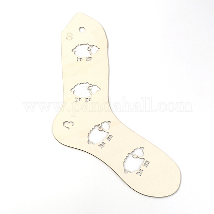 Форма для вязания деревянных носков DIY-WH0240-43-1