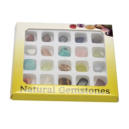 Nuggets decoraciones de display de piedras preciosas en casa DJEW-L008-13-1