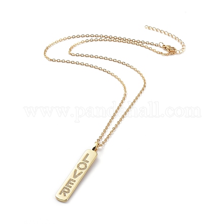 304 Stainless Steel Chain Necklaces NJEW-G335-39G-1