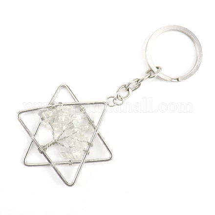 Edelstein-Schlüsselanhänger&nbsp;PW-WG361CF-01-1