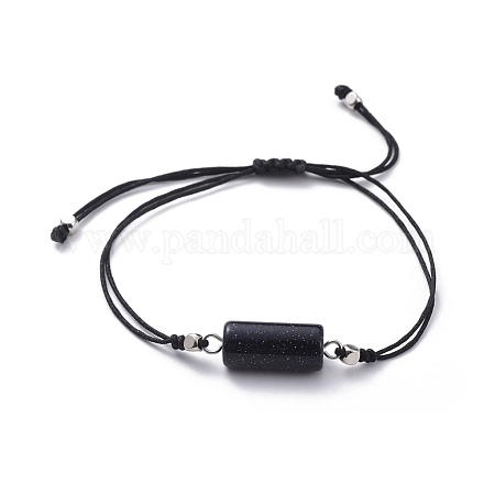 Unisex Adjustable Nylon Thread Cord Braided Beaded Bracelets BJEW-JB04714-03-1