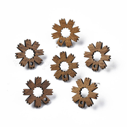 Risultati di orecchini a bottone in legno di noce MAK-N032-039-1
