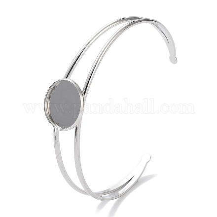 Anlaufgeschützte Fassungen für Armbänder aus Edelstahl 304 BJEW-B090-03B-P-1