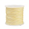 Nylon Thread Cord, DIY Material for Jewelry Making, Creamy White, 0.8mm, about 38.27 yards(35m)/roll