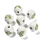 St. Patrick's Day Series Printed Schima Wood European Beads, Rainbow, 15.5~16x15mm, Hole: 4mm