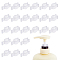 PP Clips, Pump Clamp, Clear, 21x9x8mm