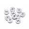Tarnish Resistant 304 Stainless Steel Links connectors, Laser Cut, Flat Round with Unicorn, Stainless Steel Color, 11.5x1mm, Hole: 1.2mm