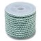 Polyester Cord, Twisted Cord, Light Green, 3mm, about 5.47 Yards(5m)/Roll