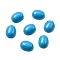 Synthetic Turquoise Cabochons, Oval, 10x8x4mm