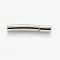 Tarnish Resistant 304 Stainless Steel Bayonet Clasps, Stainless Steel Color, 25x4mm, Hole: 2mm