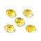 Glass Beads, Mushroom, Gold, 14.5x17x12mm, Hole: 1.2mm