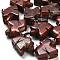 Natural Red Rainbow Jasper Pendants, with 201 Stainless Steel Finding, Bear, 18~19x22~23x9~10mm, Hole: 4x8mm
