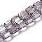 Electroplate Glass Beads Strands, Faceted, Column, Misty Rose, 6x6.5mm, Hole: 1mm, about 70~72pcs/strand, 20~20.87''(53cm)