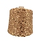 Polyester Sequins Yarn, for Knitting Crochet Supplies, Goldenrod, 3~6mm