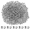 DICOSMETIC 2000Pcs Round Ball Beads 2mm Tiny Spacer Beads Stainless Steel Beads Metal Loose Beads 0.8mm Small Hole Beads for Layered Necklace Bracelet Jewelry Making