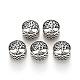 Tibetan Style Alloy European Bead Enamel Settings TIBE-N006-123AS-LF-2