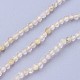 Chapelets de perles en quartz rutiles d'or naturel G-F619-10A-2mm-1