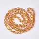 Chapelets de perles en verre transparent électrolytique&nbsp;EGLA-T020-04C-2