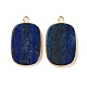 Natural Lapis Lazuli Pendants G-P460-04C-2