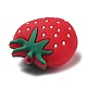 Perles focales en silicone écologique de qualité alimentaire à la fraise SIL-K003-01A-2
