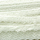 ジュエリー製作用レーストリムナイロンリボン  フローラルホワイト  5/8インチ（15mm）  約15ヤード/ロール（13.716メートル/ロール） ORIB-F001-25-3