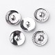 Zinc Alloy Enamel Rhinestone Buttons X-SNAP-M003-M-4