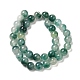 Chapelets de perles de jade teintes naturelles G-M402-C04-09-4
