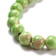 Brins de perles de jaspe impérial synthétiques G-E568-01A-01-3