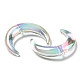Transparent UV Plating Acrylic Beads OACR-H022-03-2