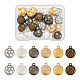 Cheriswelry 36pcs breloques en alliage 6 couleurs FIND-CW0001-19-1