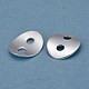 304 Stainless Steel 2-Hole Buttons STAS-E436-20S-2