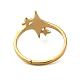 304 verstellbarer Ring aus Edelstahl RJEW-Z015-05G-3