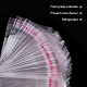 Pandahall 1400 pz 5x7cm sacchetti di violoncello / cellophane richiudibili trasparenti sigillanti autoadesivi OPC-PH0001-27-3