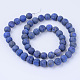 Natural Lapis Lazuli Beads Strands G-Q462-6mm-19-2