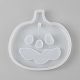 Moules en silicone pour pendentif de lampe citrouille d'halloween DIY-P006-37-2