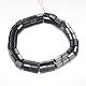Original Magnetic Synthetic Hematite Bead Strands G-A164-04-2